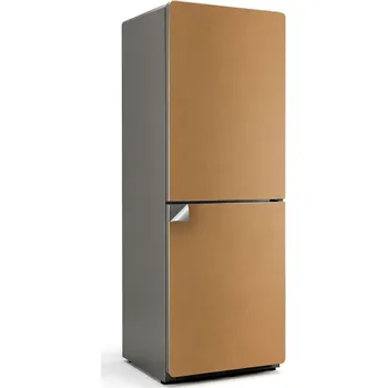 Fototapeta Omyvatelná Samolepicí nálepka na ledničku do kuchyně, barva oranžová