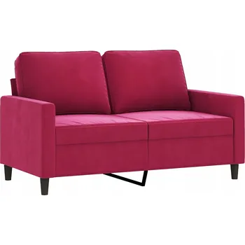 Pohovka Pohovka VidaXL 120 x 50 cm látka červená