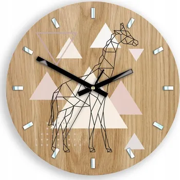 Hodiny Nástěnné hodiny Volan hnědé 33cm