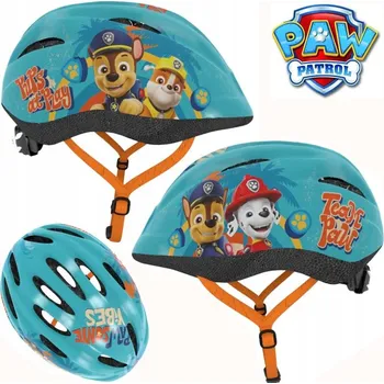 Cyklistická přilba Dětská cyklistická helma nastavitelná 48-52 cm "S" - licence Tlapková patrola Chlapecká