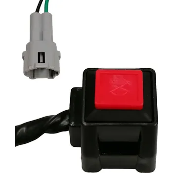 vypínač Vypínač červený (chcípák) s konektorem