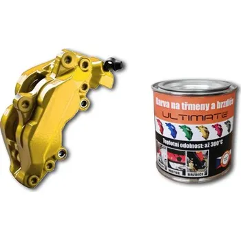 Speciální výtvarná barva Barva na brzdy a motor kelímek 250 ml - tm. žlutá