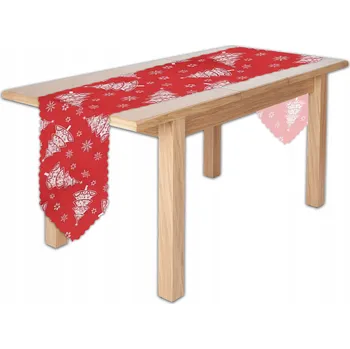 ubrus Vánoční běhoun na stůl Ubrus Vánoce Štědrý den 180x35 cm