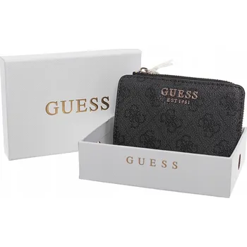 Peněženka GUESS Laurel II SLG Small Zip černo-šedá
