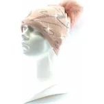 VoXX Čepice dámská pletená CAMPO s lurexem a bambulí RŮŽOVÁ Velikost: uni