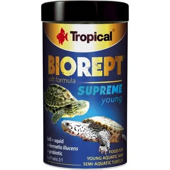 Teraristika Krmivo pro mladé vodní a suchozemské želvy Tropical Supreme Young 100 ml
