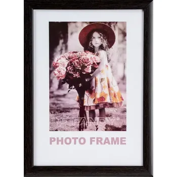 Rám na obraz FANDY Plastový rámeček Notte 21x29,7 4 tmavě hnědý