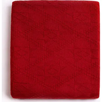 deka FOLC ROSAVAMSA VLNĚNÁ PŘIKRÝVKA, Červená 140 cm x 160 cm