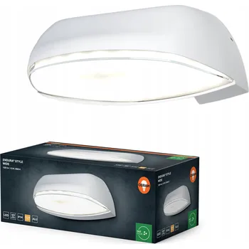 Venkovní osvětlení Venkovní nástěnné LED svítidlo 12W 530lm 3000K Bílé IP54 Endura