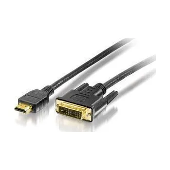 Video kabel Kabel HDMI-DVI-D, pozlacený, 2 m, EQUIP 119322 EQUIP