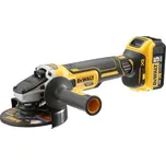 DeWalt DCG405P3 aku bezuhlíková úhlová bruska 125mm, 18V/3*5Ah, kufr