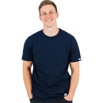 Pánské tričko Modré pánské tričko nanosilver® regular volný střih Velikost: XXL