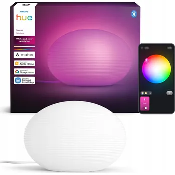 Lampička LED Stolní Lampa Noční Philips HUE Flourish RGB Bílá Chytrá SMART
