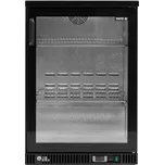 CHLADICÍ VITRÍNA NA LAHVE, 1 DVEŘE, BAROVÁ, ČERNÁ YATO YG-05350