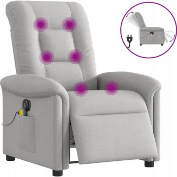 Křeslo Rozkládací křeslo VidaXL šedé