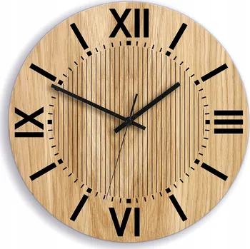 Hodiny Nástěnné hodiny Volan hnědé 33cm