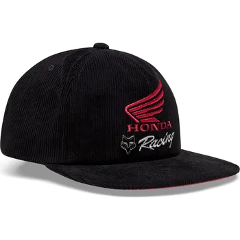 Kšiltovka Pánská kšiltovka FOX Honda Adjustable Hat Black