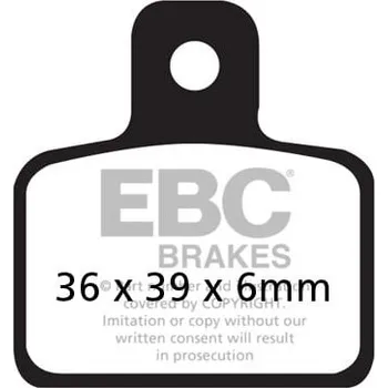 Brzdová destička Brzdové destičky EBC FA351TT GAS GAS TXT 250 2004-2012