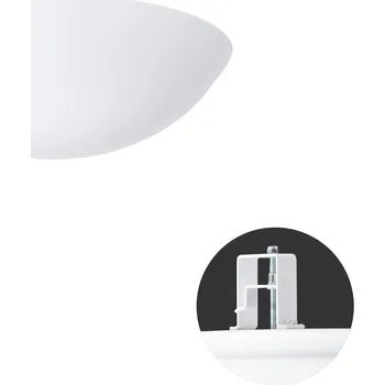 Koupelnové svítidlo OSMONT TIT63112 TITAN V1 stropní/nástěnné plastové polovestavné svítidlo bílá IP44 2700-6500 K 18W LED