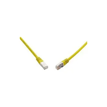 Kabel SOLARIX 10G patch kabel CAT6A SFTP LSOH 0,5m,žlutý (28840059)