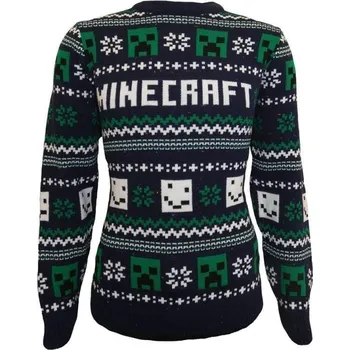 Karnevalový kostým Minecraft vánoční svetr - Jumper Pattern (velikost S)
