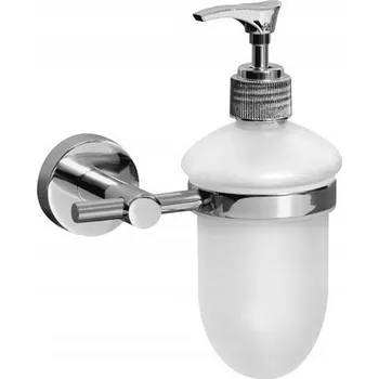 Dávkovač mýdla Nástěnný ruční dávkovač Bisk 250 ml stříbrný