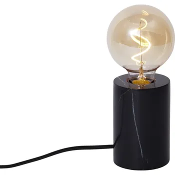 Lampička Moderní stolní lampa černý mramor - Marissa