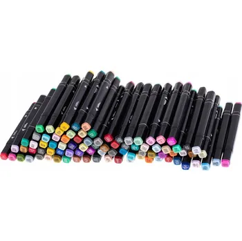 Oboustranný popisovač na alkoholové bázi vícebarevný qlka 168 ks