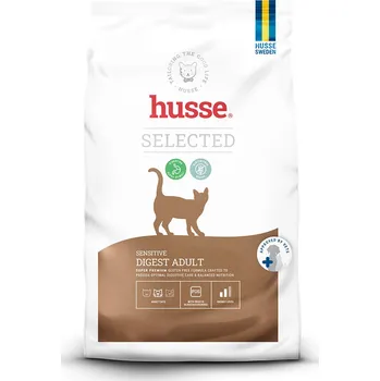 Krmivo pro kočku Husse Sensitive Digest Adult (dříve Exclusive Digest) | Pokročilá výživa ze snadno stravitelných surovin, neobsahuje lepek Balení: 2 kg
