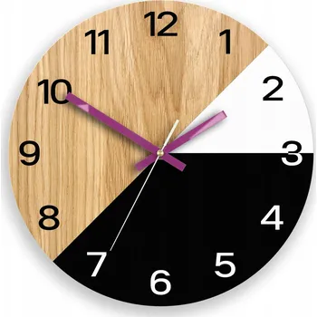 Hodiny Nástěnné hodiny Volan hnědé 33cm