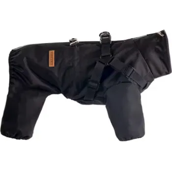 Obleček pro psa Pláštěnka s postrojem pro psy (vel. S -3XL) Barva: Černá, Velikost: S