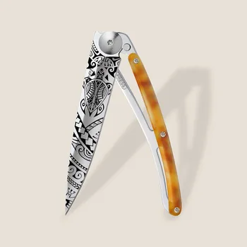 Sport Kapesní nůž Deejo 9AC101 Tattoo 27g light turtle Polynesian