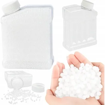 Dětská zbraň Sada vodních kuliček hydrogelových do pistolí bílé 20000 ks