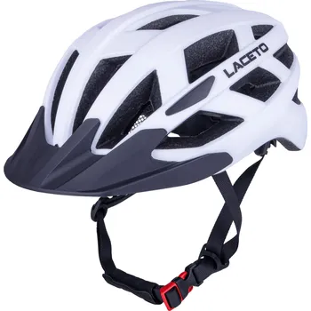 Cyklistická přilba LACETO Cyklistická helma RASTRO L BÍLÁ