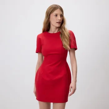 Dámské šaty Reserved - Mini šaty - červená - 793HR-33X - 793HR-33X-M