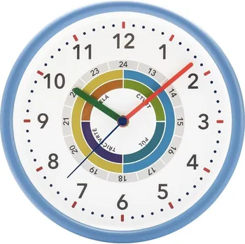 Budík ELTON Naučím se čas - modré - E11.4626.007034