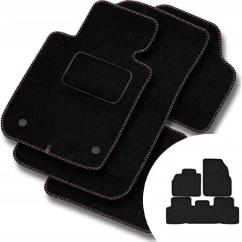 autokoberec Velurové autokoberce Motos 3 ks