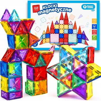 ostatní stavebnice Happy Kiddo stavebnice 112 dílků 3D stavebnice + 3 roky 5301