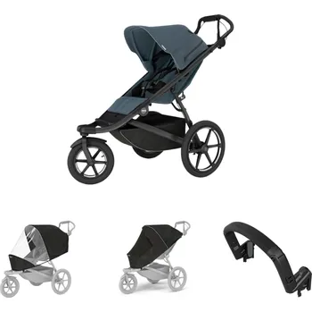 Kočárek THULE Urban Glide 3 Dark Slate magnetická spona + pláštěnka + moskytiéra + madlo
