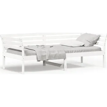 Postel Jednolůžková dřevěná postel VidaXL 80x200 cm bílá