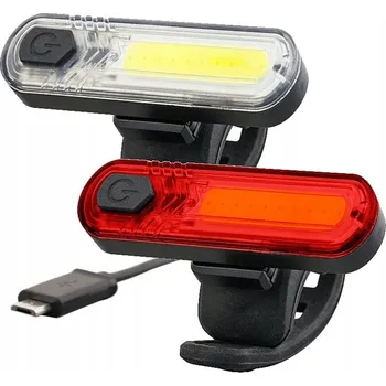 Cyklosvítilna Sada cyklistických světel MACTRONIC DuoSlim 60/18 lm Přední a zadní