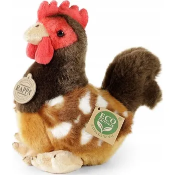 plyšák PLYŠÁK SLEPICE REALISTICKÁ SLEPICE KOHOUT PLYŠÁK