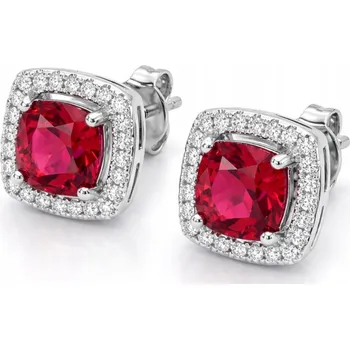 Náušnice Stříbrné Náušnice 925 Oválné Obdélníkové Geometrické Proužky Anglické Zapínání