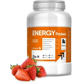 Protein Kompava ENERGY Protein, jahoda, 2000g