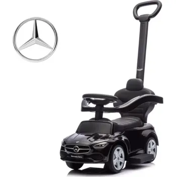 Dětské zboží Odrážedlo s vodicí rukojetí MERCEDES C‑Class, černé