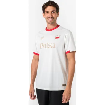 Fotbal KIPSTA Fotbalový dres Polska pro dospělé 2XL BÍLÁ|ČERVENÁ