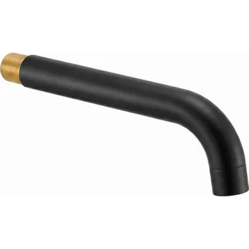 Vodovodní baterie Vanový/umyvadlový výtok pro podomítkovou baterii REA LUNGO 200 mm, černá mat