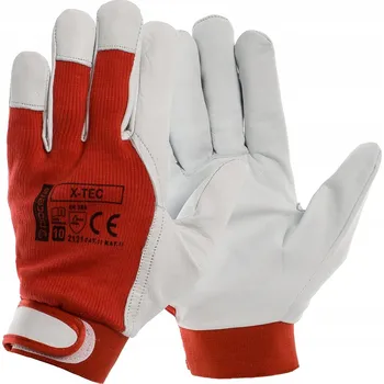 Pracovní rukavice Pracovní rukavice na suchý zip Procera X-Tec vyztužené kozí kůží vel. 11 - XXL