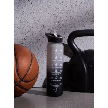 Láhev Sinsay - Láhev s motivačním měřítkem - šedá - 675FU-85X - 675FU-85X-ONE-1