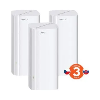 Tenda Nova EE3 Pro (3-pack) WiFi7 BE3600 Mesh Gigabit system, 9x GLAN/GWAN, WPA3, VPN, CZ (75012036)